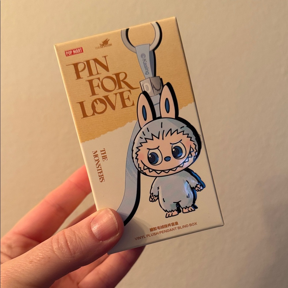 Pop Mart The Monsters Pin for Love Keychain | I
